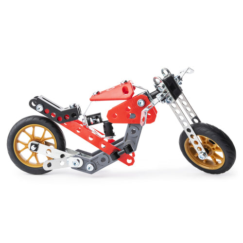 6053371 MECCANO Multi Modello 5 IN 1 - Moto da Corsa
