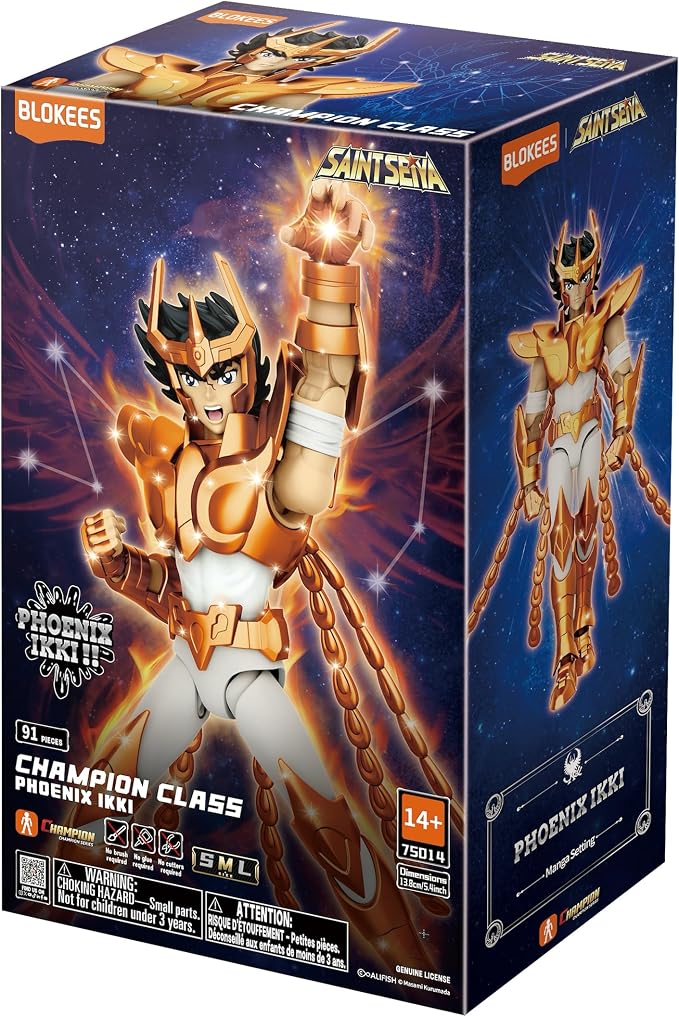 Blokees BLK75014 Saint Seiya Champion Class Phoenix Ikki  Figure Assemblabile
