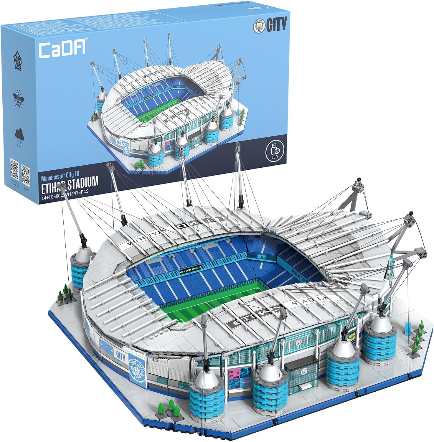 C66022W CaDA Manchester City Stadium con Illuminazione LED