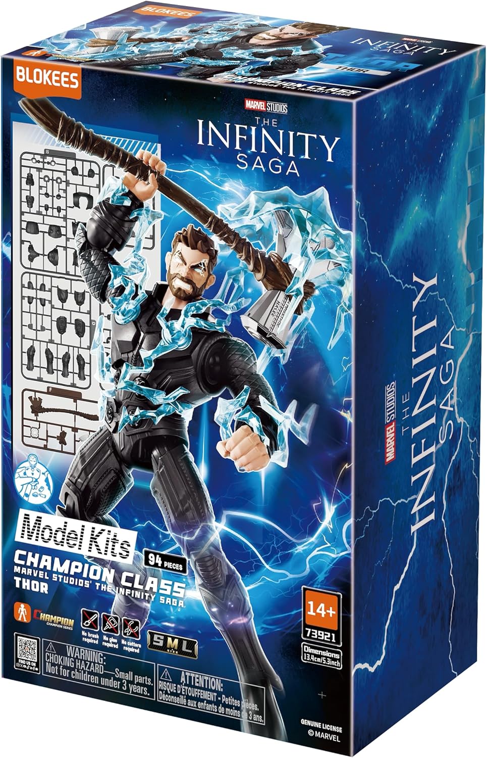 73921 Blokees Marvel Infinity Saga Thor FigureAssemblabile da Collezione