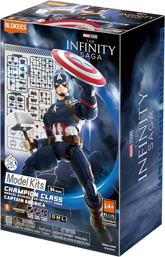 Blokees Marvel Studios The Infinity Saga Captain America Figure Assembabile