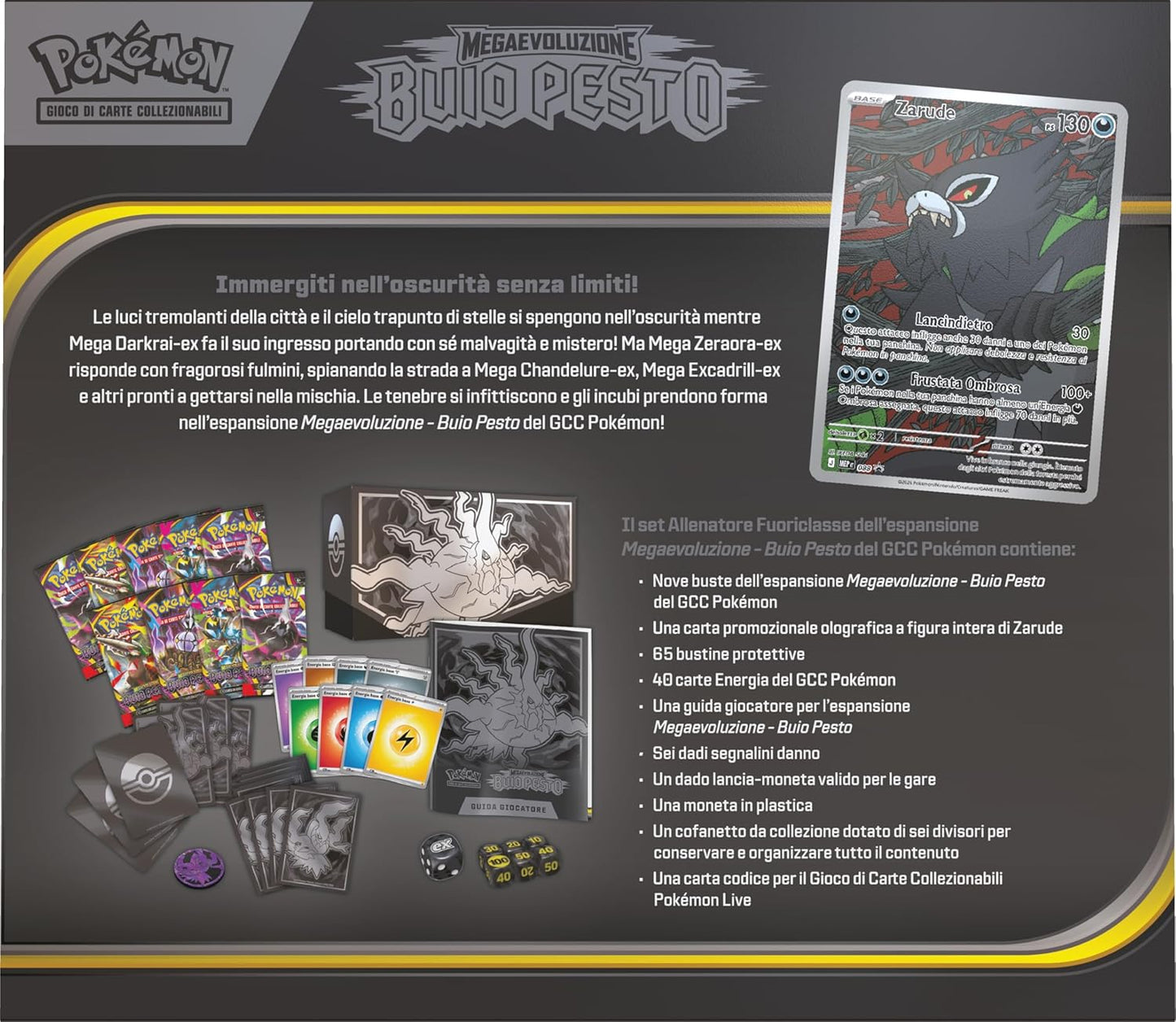 PK10416-I Gamevision Pokemon m5 buio pesto set allenatore fuoriclasse