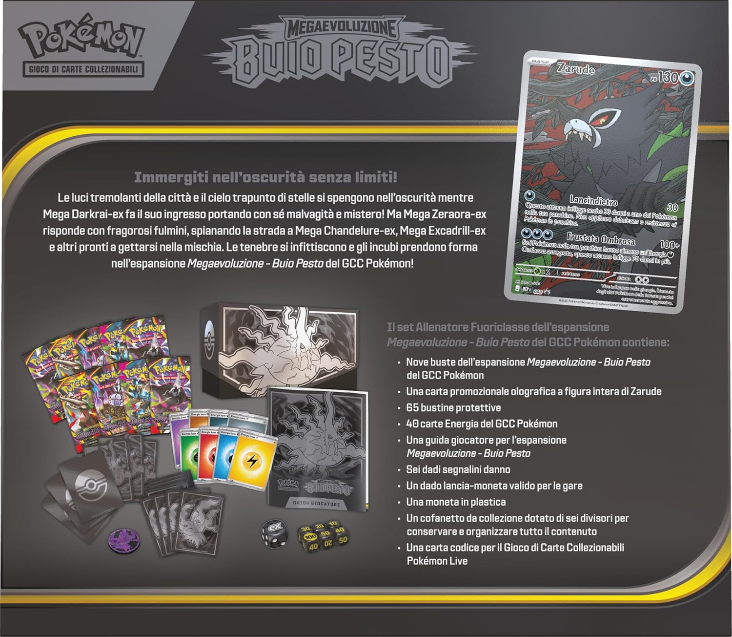 PK10416-I Gamevision Pokemon m5 buio pesto set allenatore fuoriclasse