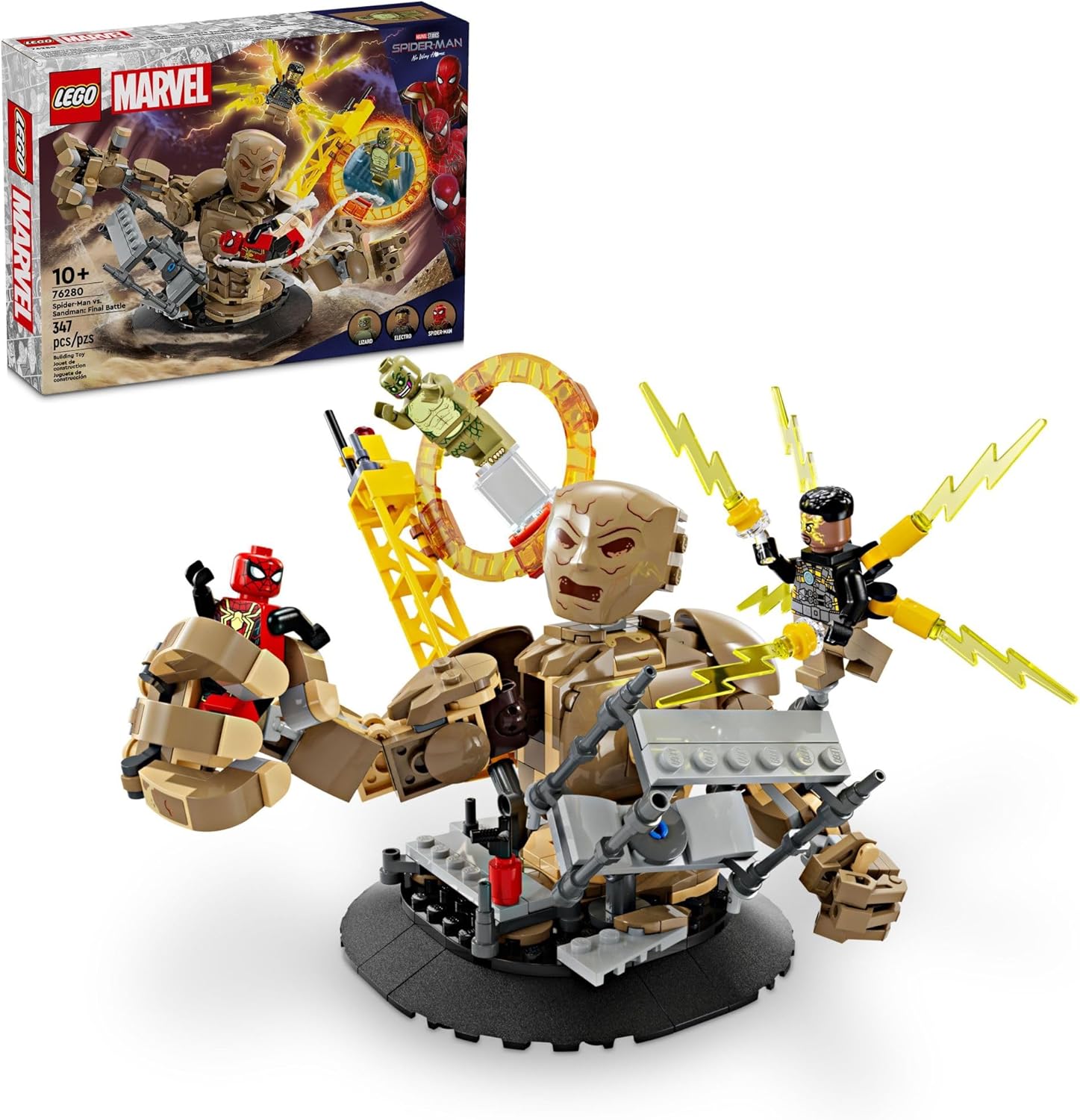 76280 LEGO Super Heroes Marvel Spider-Man vs. Uomo sabbia: Battaglia finale