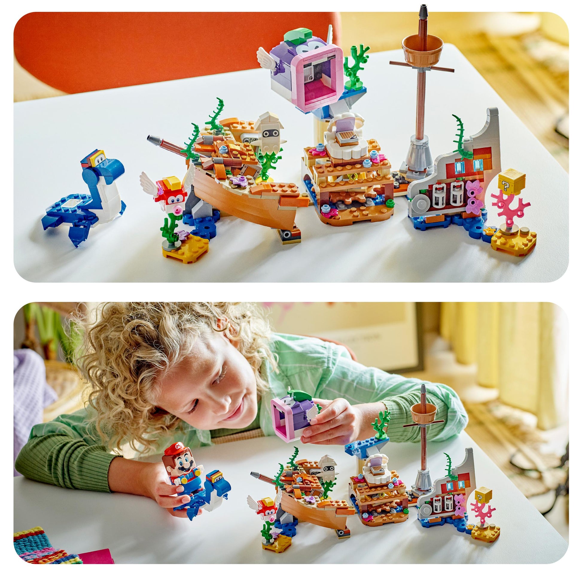 71432 LEGO Super Mario Pack di espansione Il veliero sommerso di Dorrie