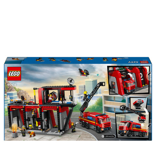 60414 LEGO City Fire Caserma dei pompieri e autopompa