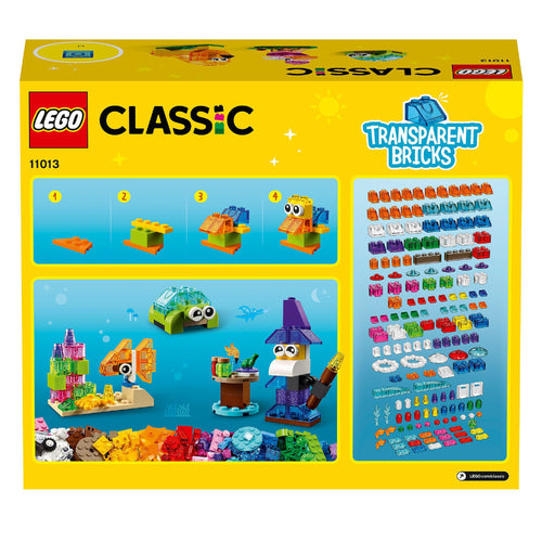11013 LEGO® Classic - Mattoncini trasparenti creativi