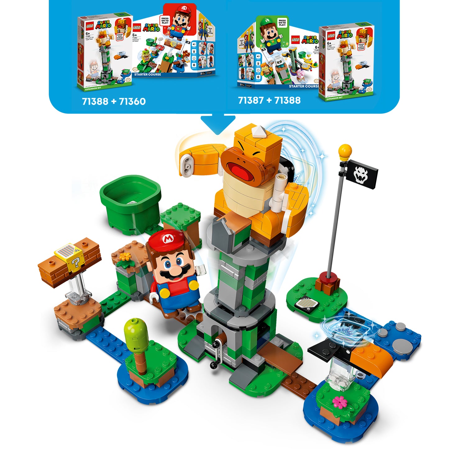 71388 LEGO  Super Mario - TORRE DEL BOSS SUMO BROS - EXPANSION PACK