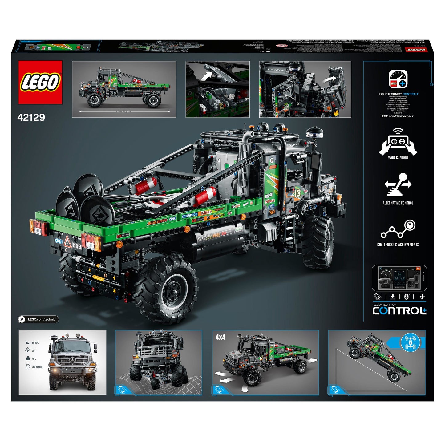 42129 LEGO® Technic - Camion fuoristrada 4x4 Mercedes-Benz Zetros