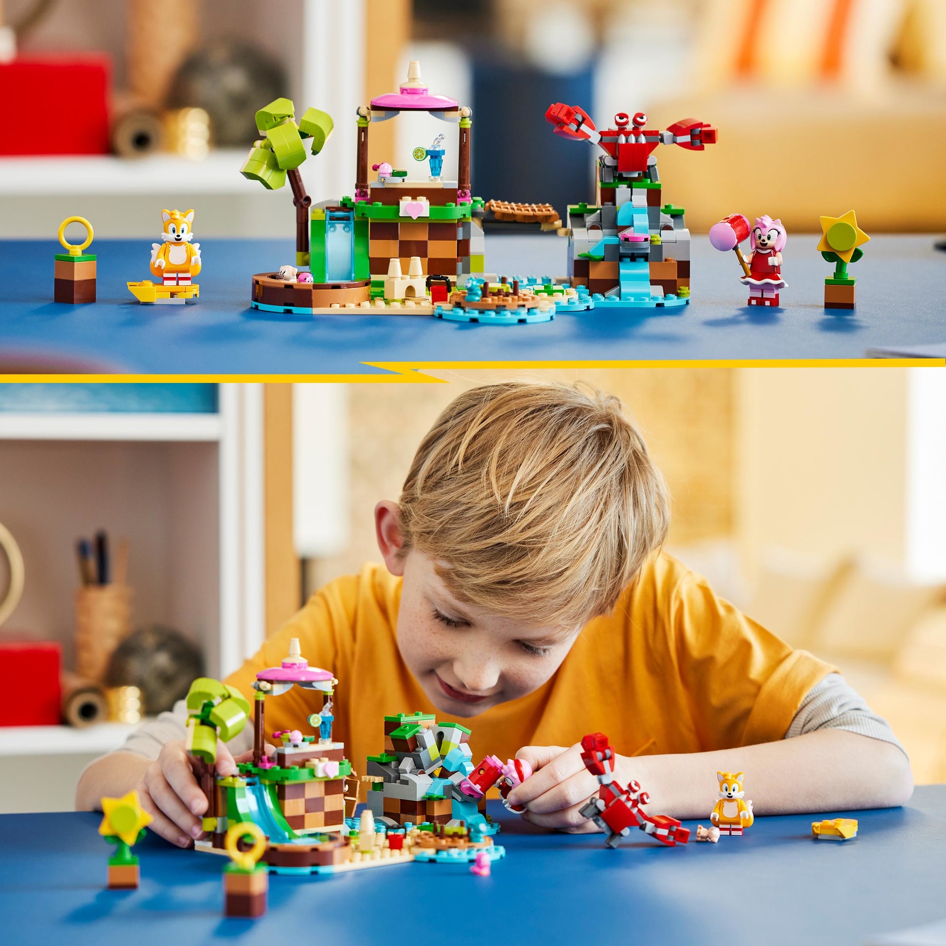 76992 LEGO Sonic Lisola del soccorso animale di Amy