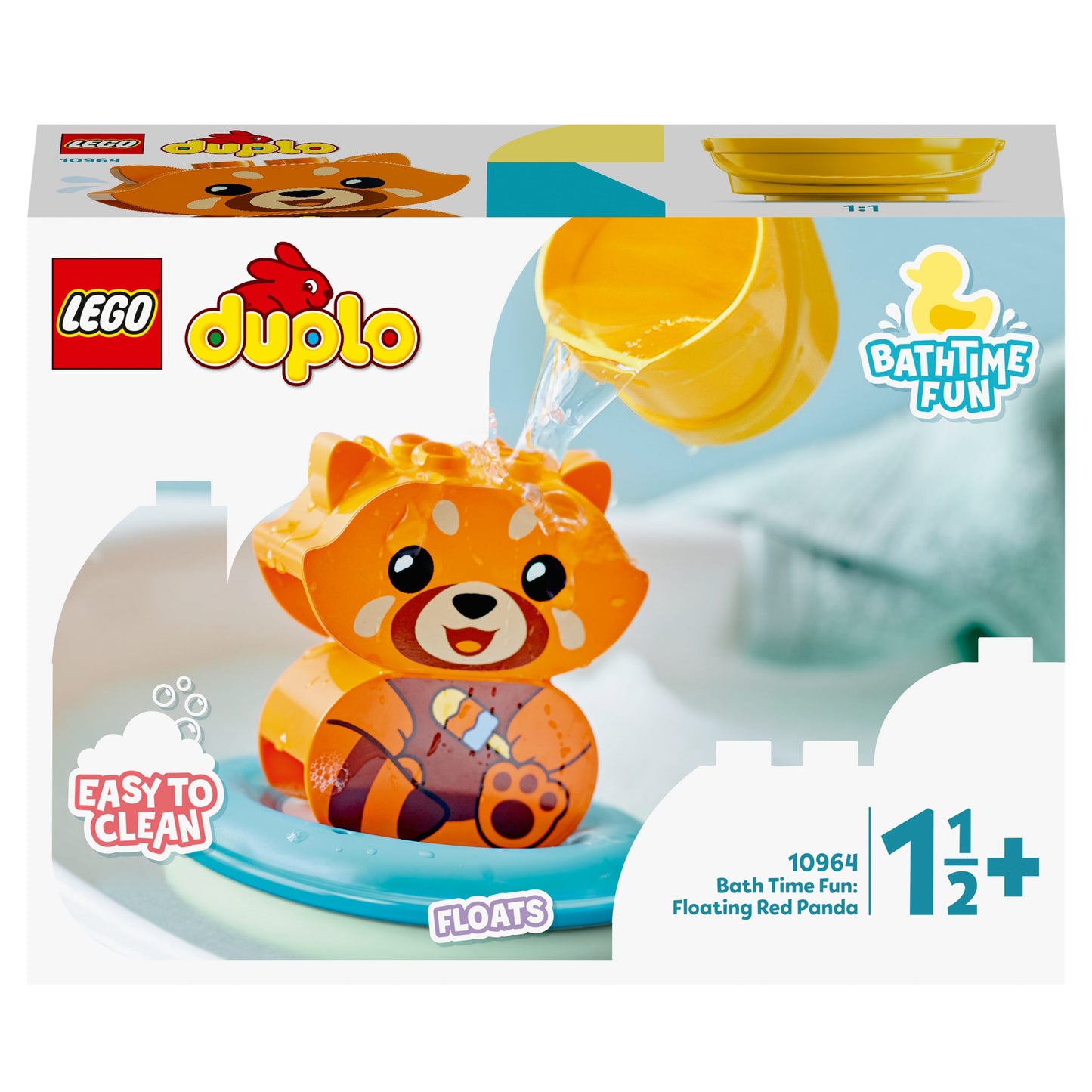 10964 LEGO Duplo - Ora del bagnetto: Panda rosso galleggiante