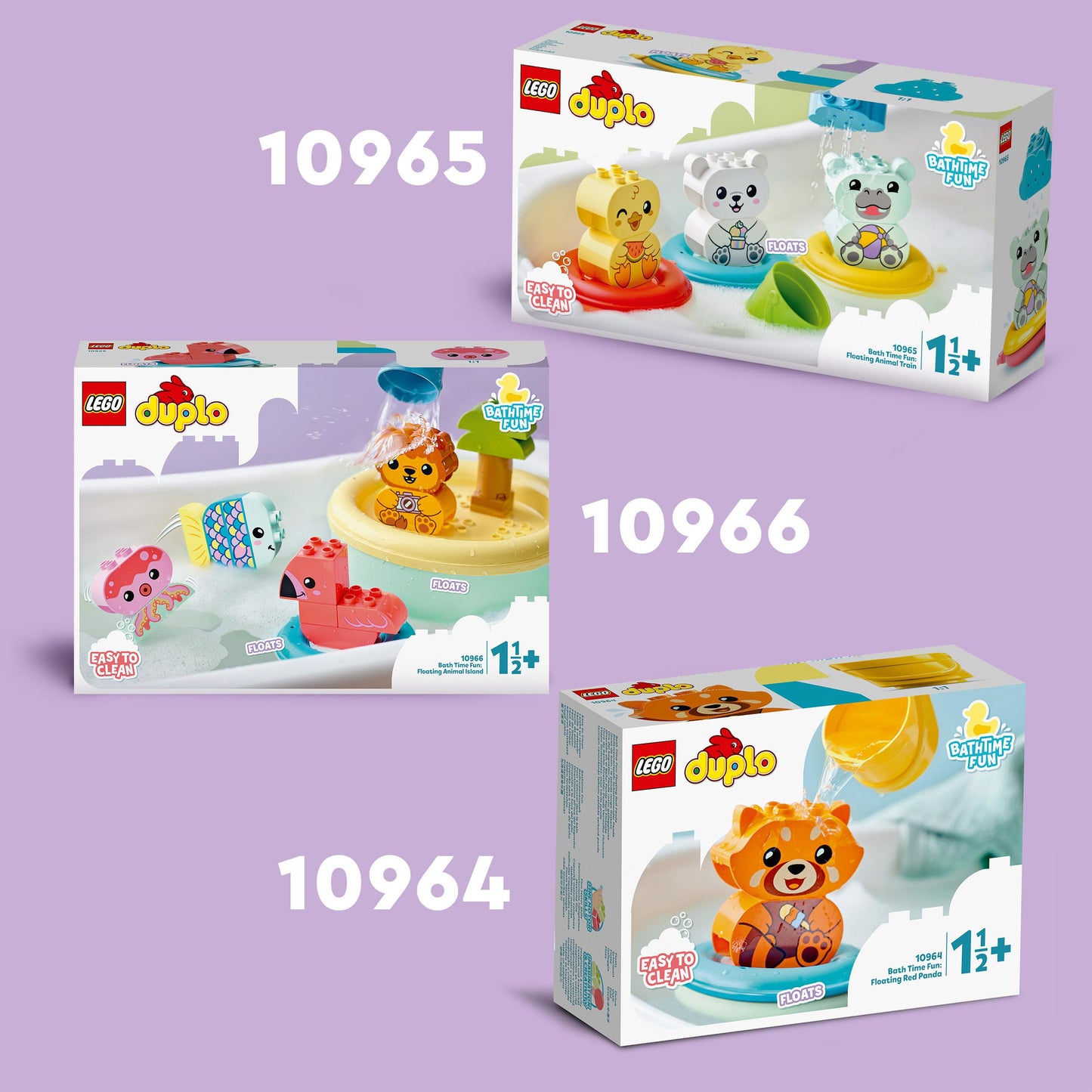 10964 LEGO Duplo - Ora del bagnetto: Panda rosso galleggiante