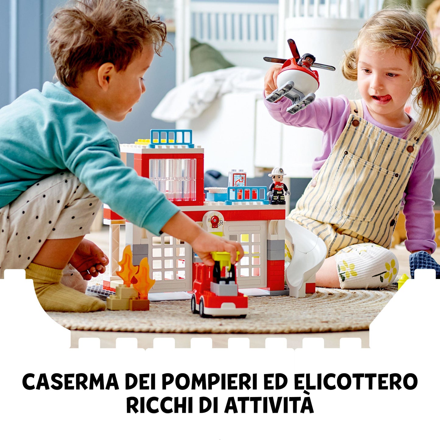 10970 LEGO® Duplo - Caserma dei Pompieri ed elicottero
