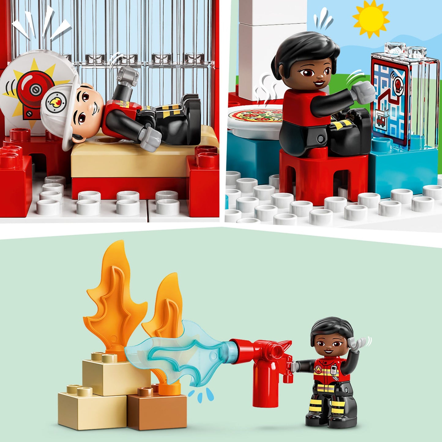10970 LEGO® Duplo - Caserma dei Pompieri ed elicottero