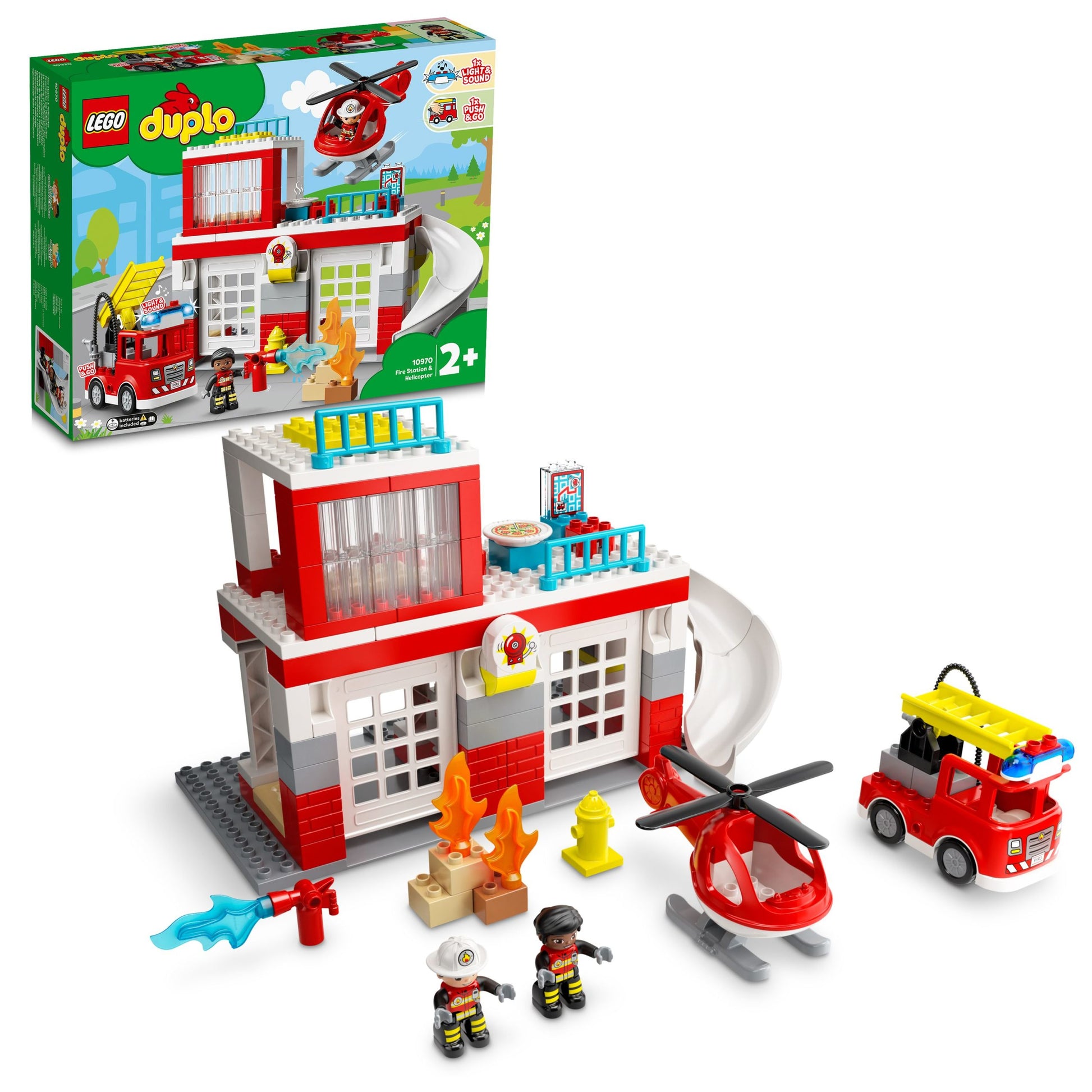 10970 LEGO® Duplo - Caserma dei Pompieri ed elicottero