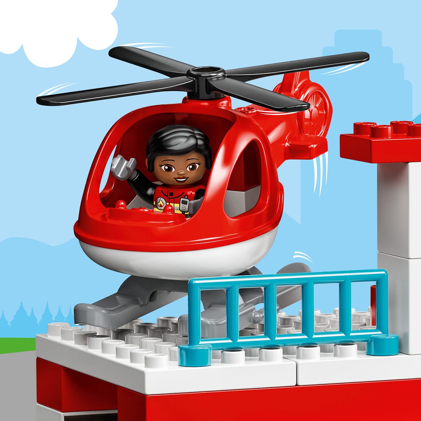 10970 LEGO® Duplo - Caserma dei Pompieri ed elicottero