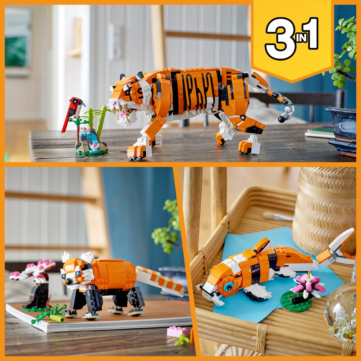 31129 LEGO® Creator 3+1 - Tigre maestosa