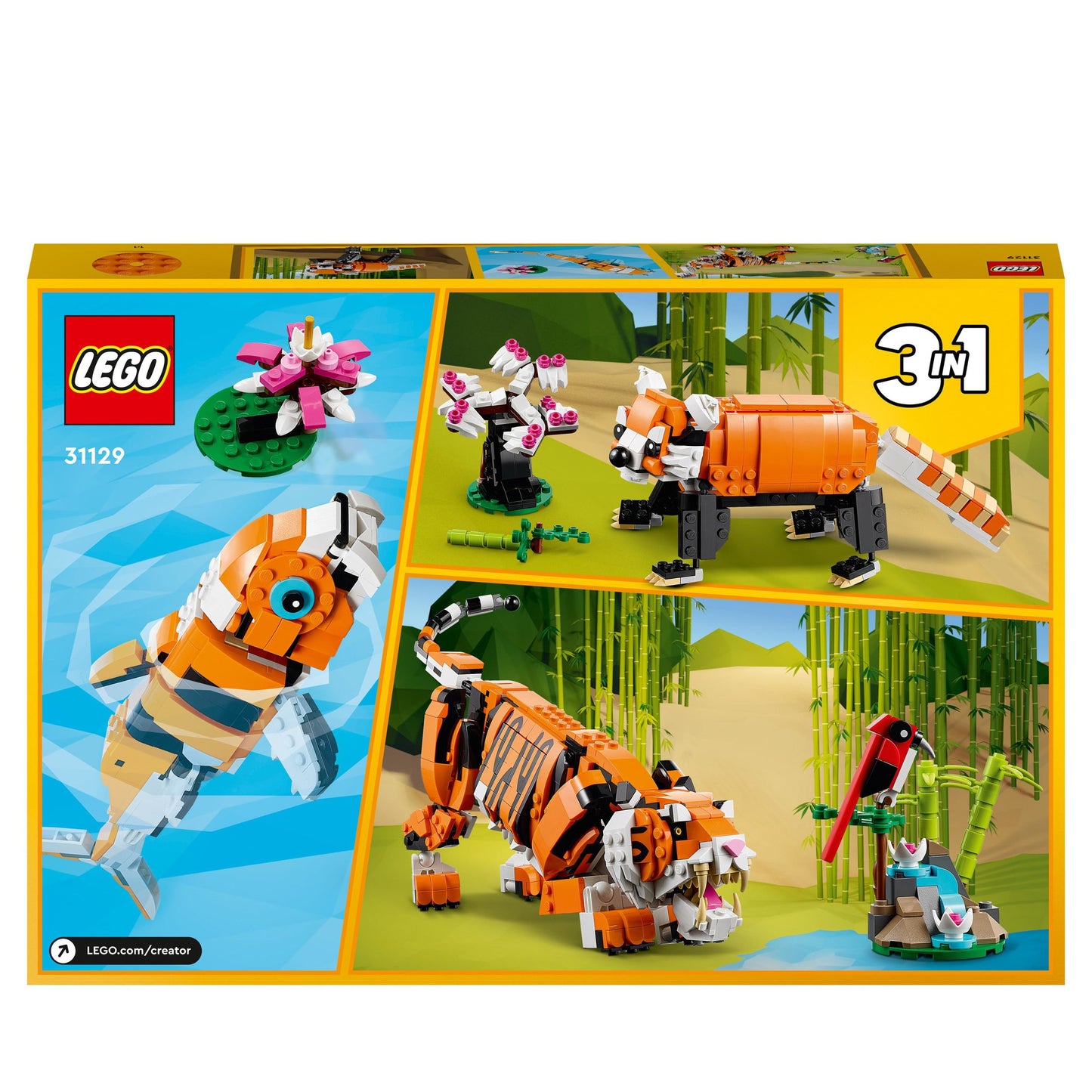 31129 LEGO® Creator 3+1 - Tigre maestosa