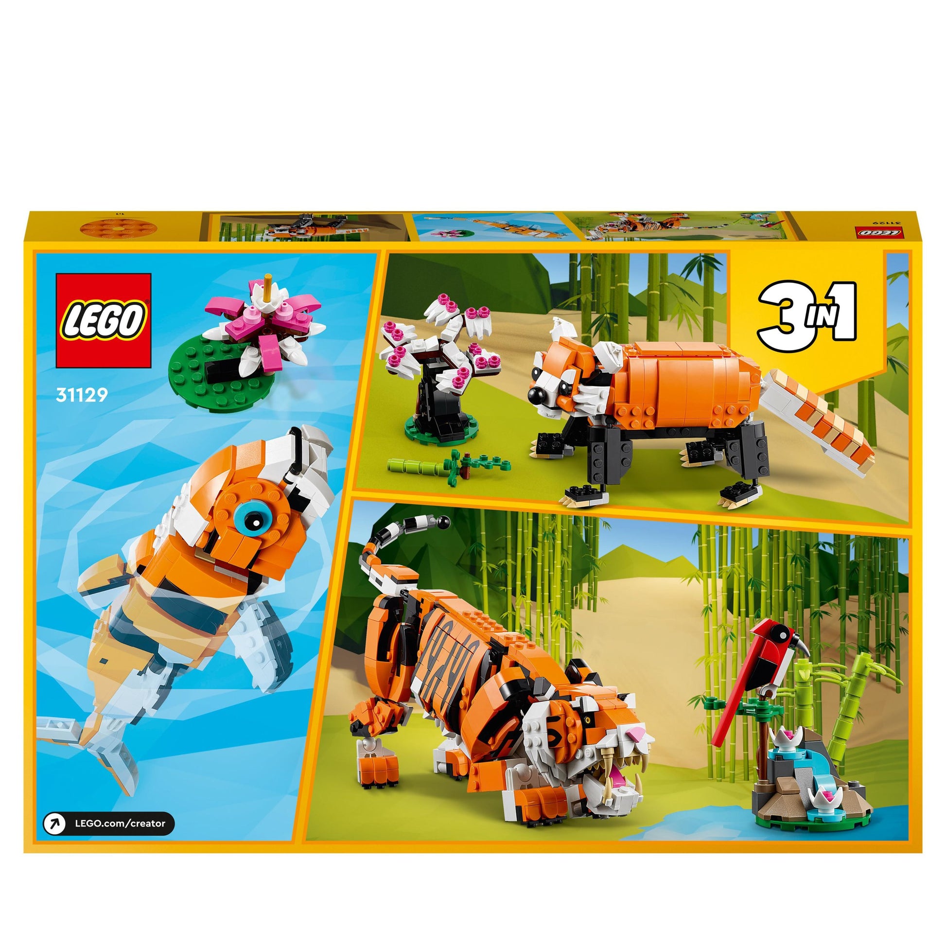 31129 LEGO® Creator 3+1 - Tigre maestosa