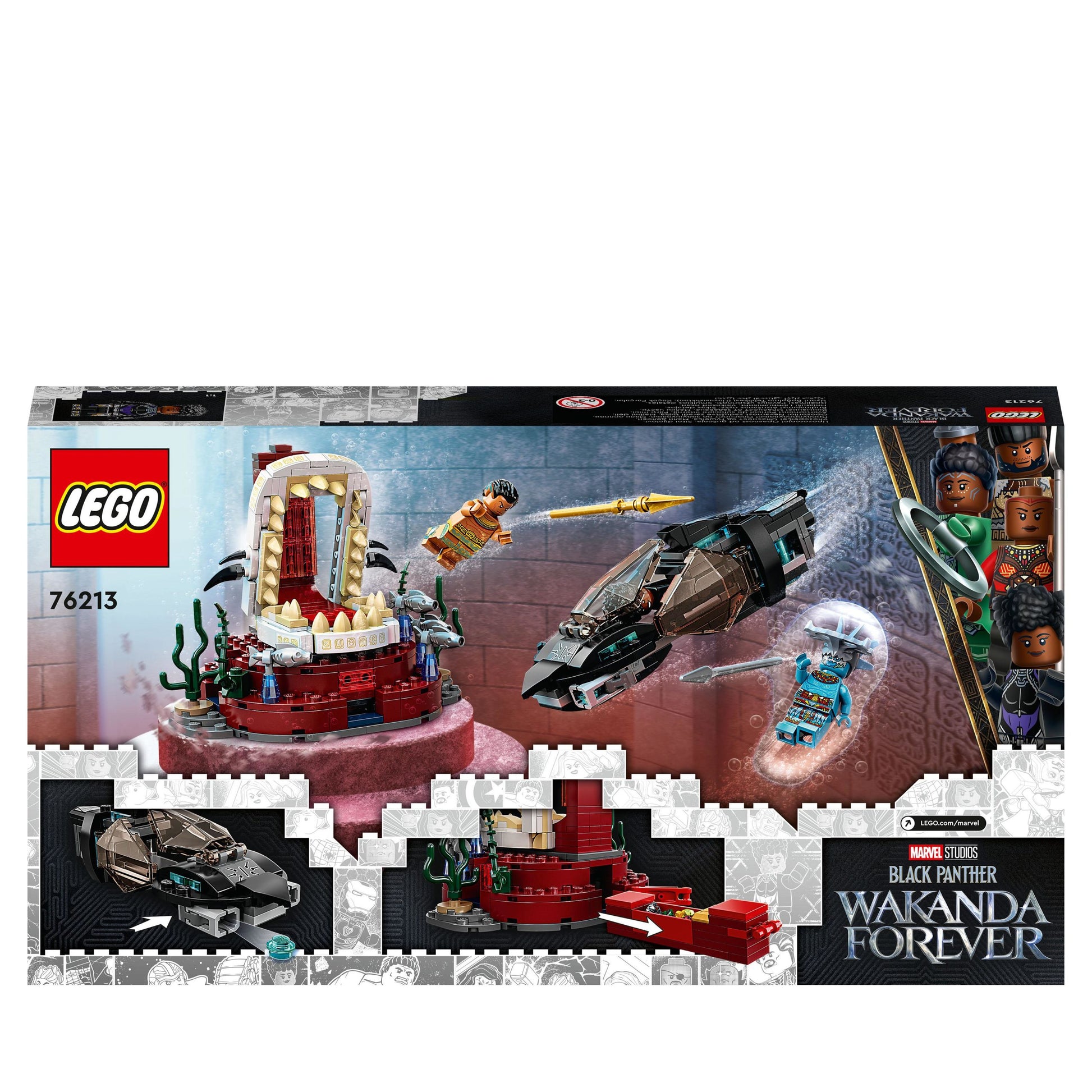 76213 LEGO® Marvel la Stanza del Trono di Re Namor