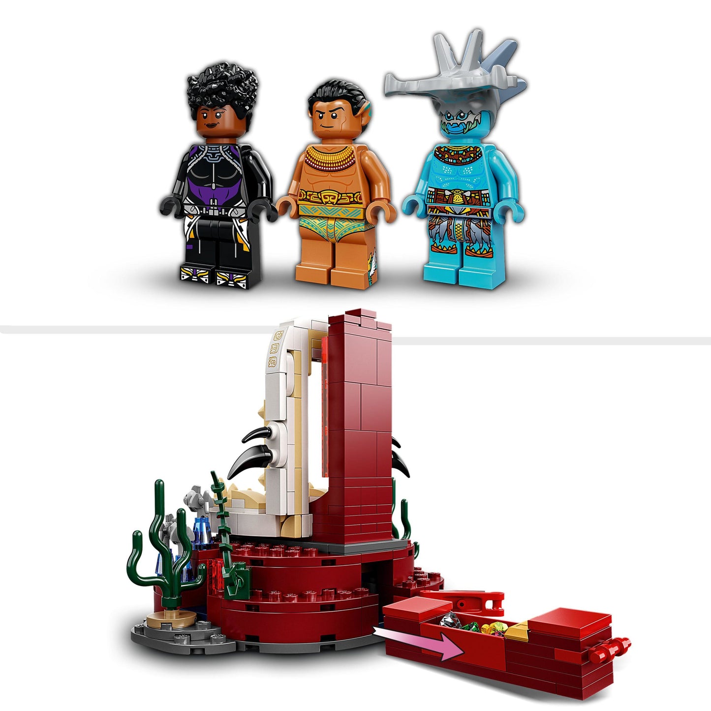 76213 LEGO® Marvel la Stanza del Trono di Re Namor