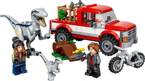 76946 LEGO Jurassic World - La cattura dei Velociraptor Blue e Beta