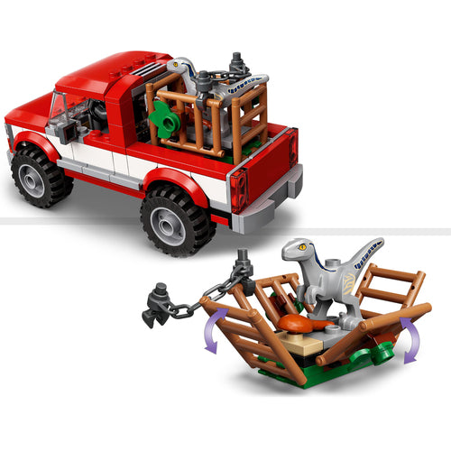 76946 LEGO Jurassic World - La cattura dei Velociraptor Blue e Beta