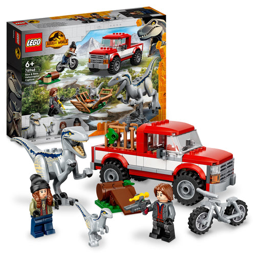 76946 LEGO Jurassic World - La cattura dei Velociraptor Blue e Beta