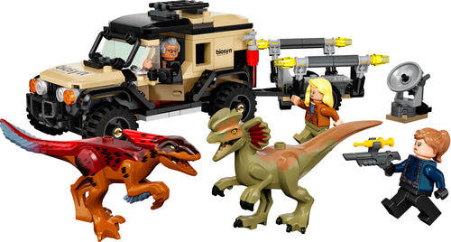 76951 LEGO® Jurassic Word - Trasporto del Piroraptor e del Dilofosauro