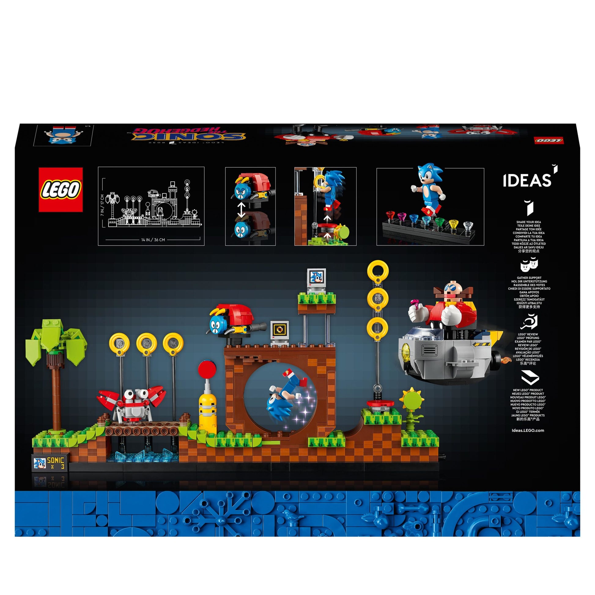21331 LEGO® Ideas - Sonic the Hedgehog - Zona verde Hill