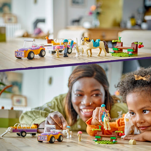 42634 LEGO Friends Rimorchio con cavallo e pony