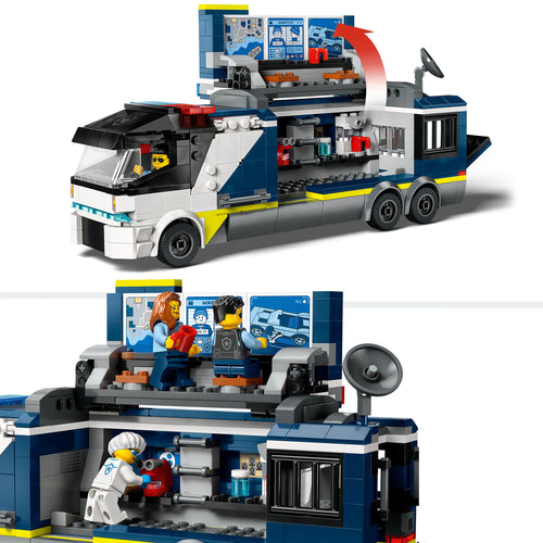 60418 LEGO City Police Camion laboratorio mobile della polizia