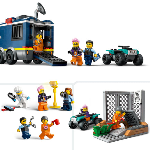 60418 LEGO City Police Camion laboratorio mobile della polizia