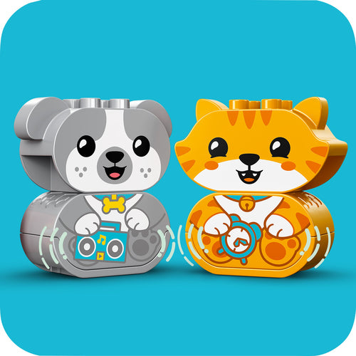 10977 LEGO® Duplo - Il mio primo cagnolino e gattino con suoni