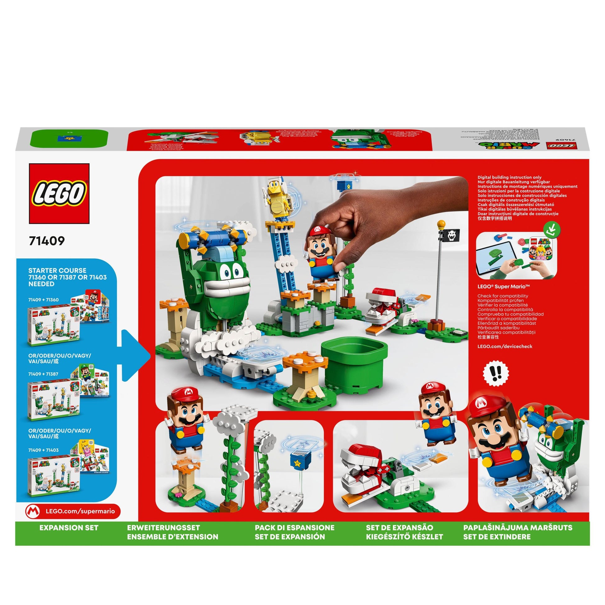 71409 LEGO® Super Mario - Pack espansione Sfida sulle nuvole di Spike gigante
