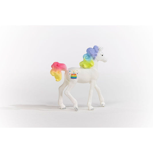 70742 Schleich Bayala - Rainbow Cake, unicorno da collezione