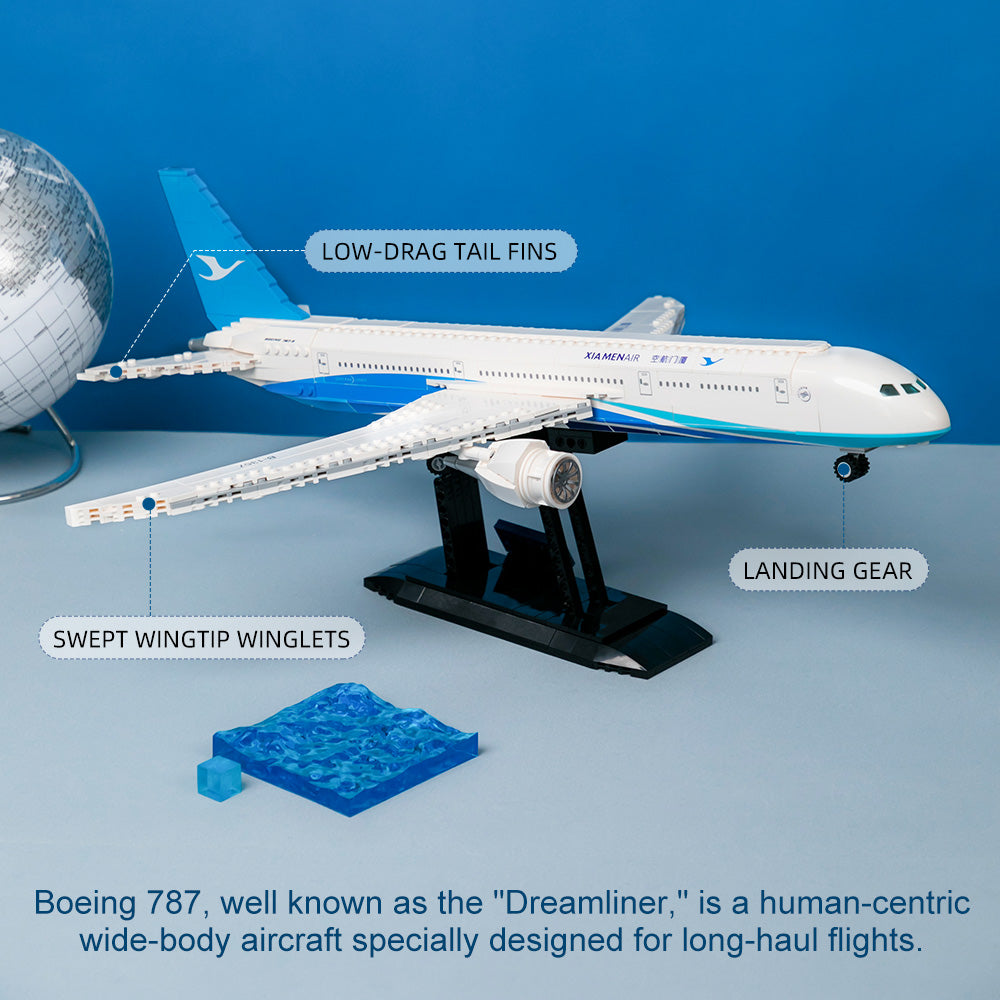 PANTASY set di mattoncini collezione Aero-Spaziale: Boeing 787