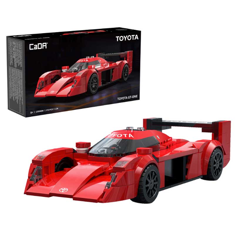 C55040W  CaDA Toyota GT-One Auto da Corsa da Costruire 318 Pezzi Scala 1:24