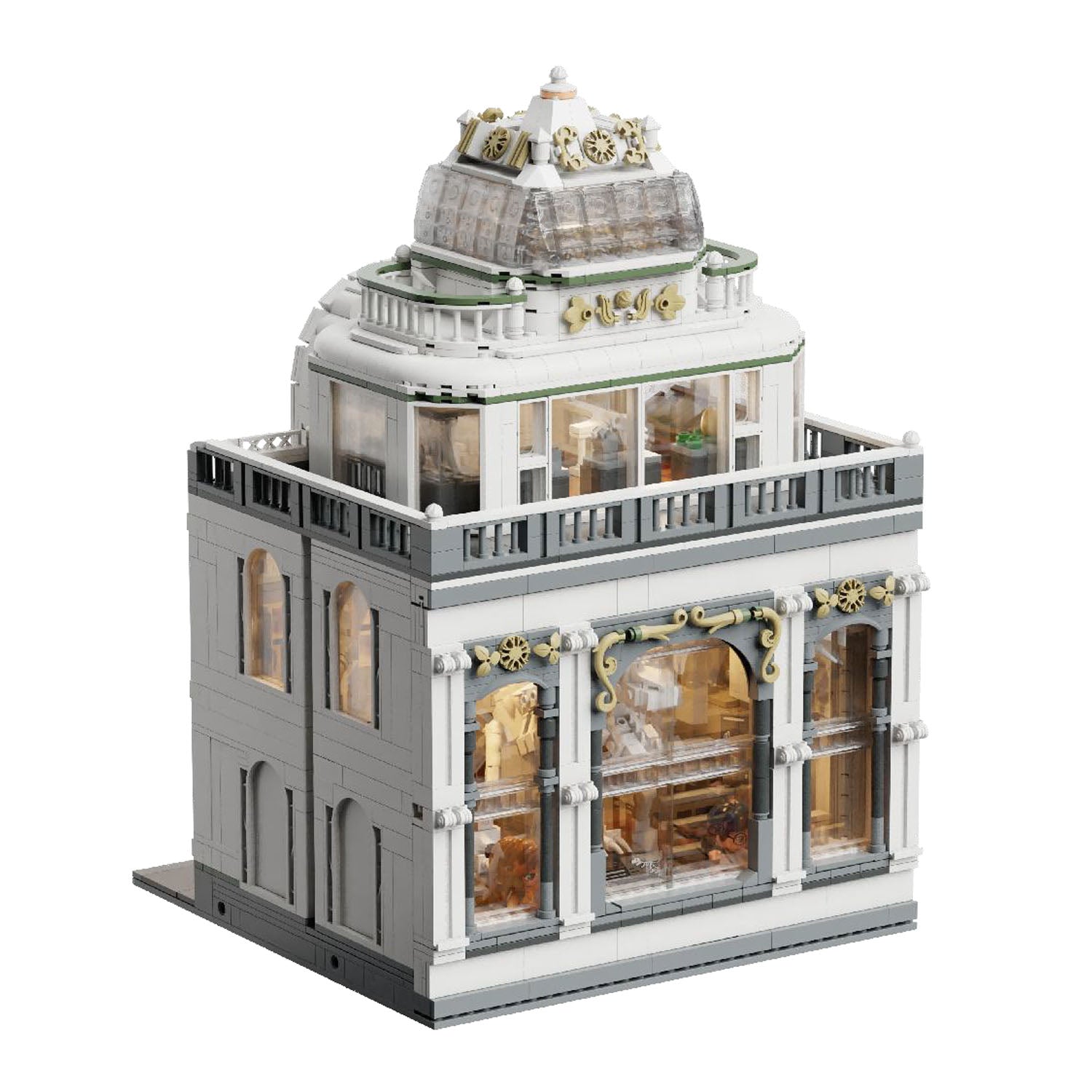 85047 PANTASY set di mattoncini collezione Edifici Modulari: Museo dei Dinosauri