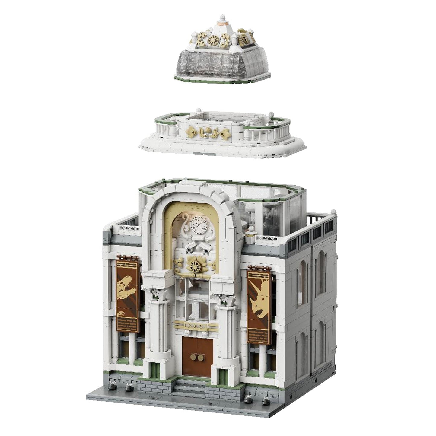 85047 PANTASY set di mattoncini collezione Edifici Modulari: Museo dei Dinosauri
