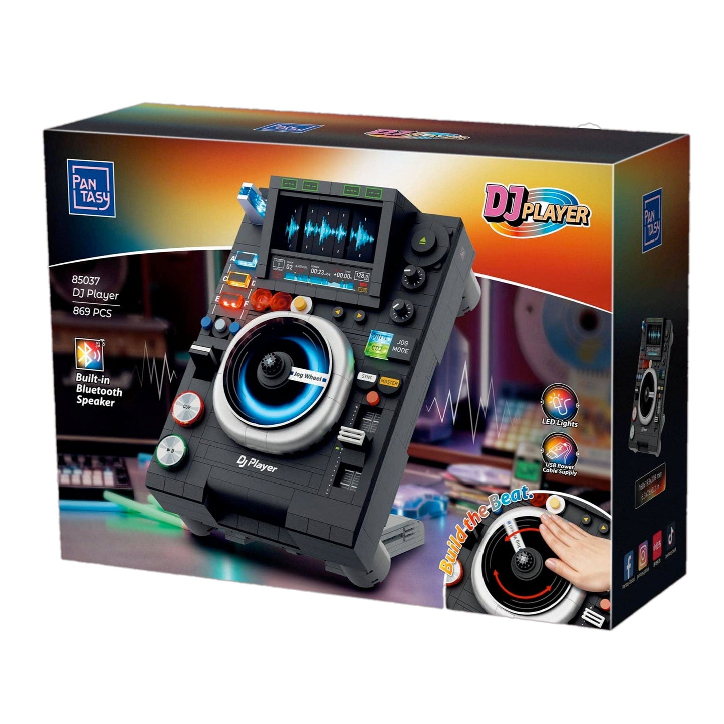 85037 PANTASY set di mattoncini collezione Retrò: Console DJ