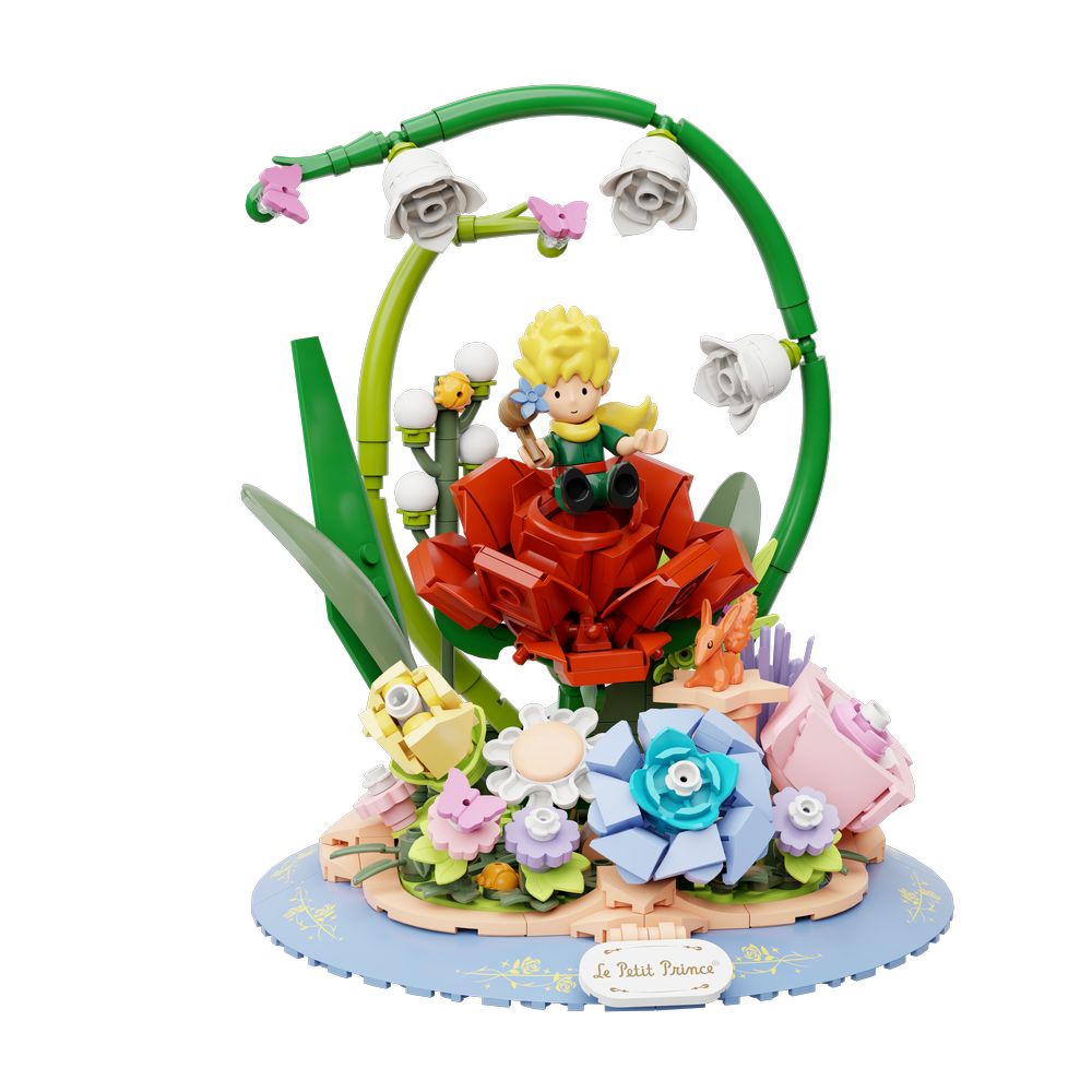 86337 PANTASY set di mattoncini collezione Il Piccolo Principe  Rose Tale