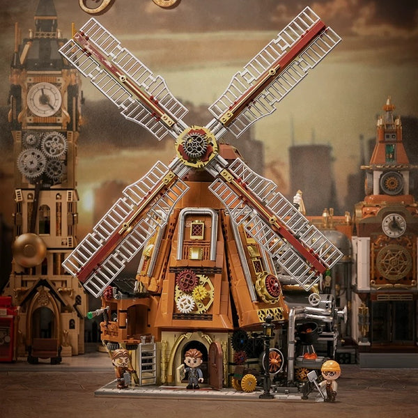 85026 PANTASY set di mattoncini collezione SteamPunk Officina del Mulino a Vento