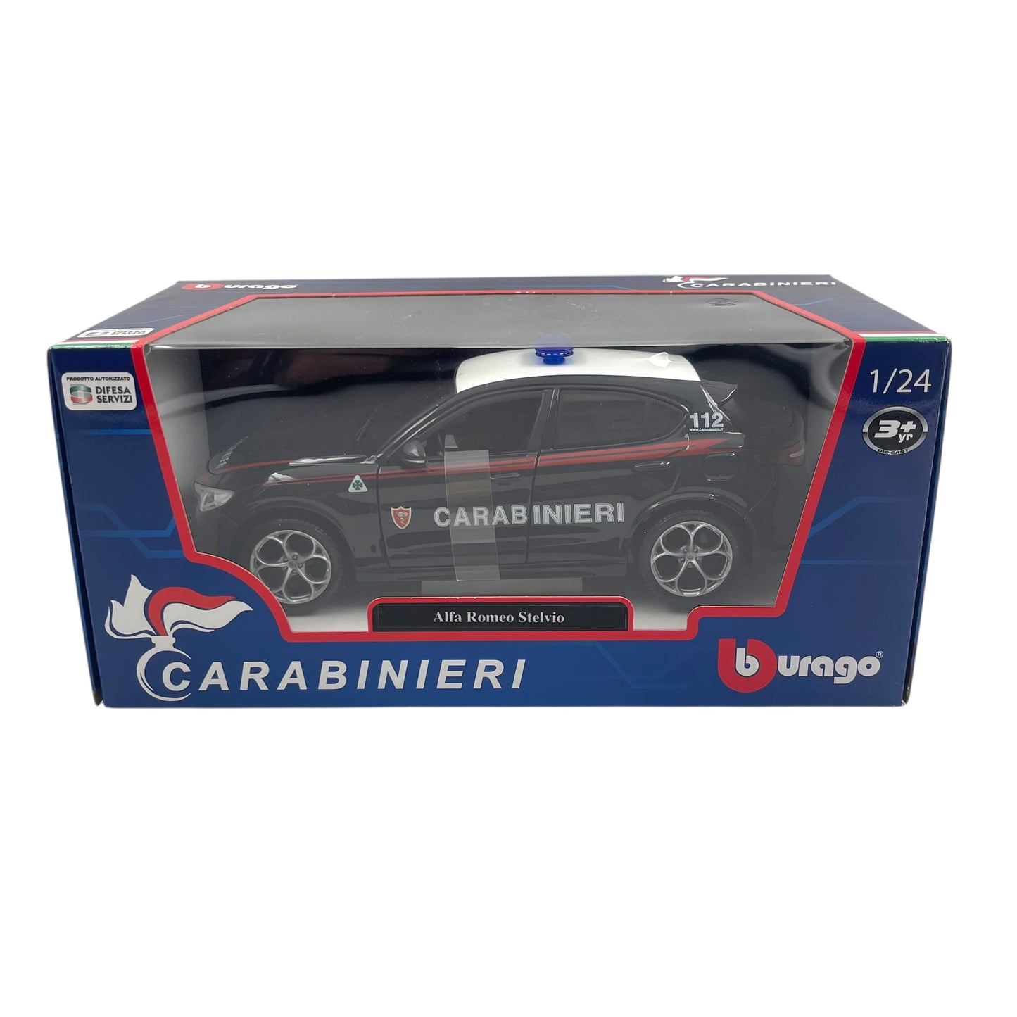 18-01458 Bburago - Alfa Romeo Stelvio Carabinieri - 1:24