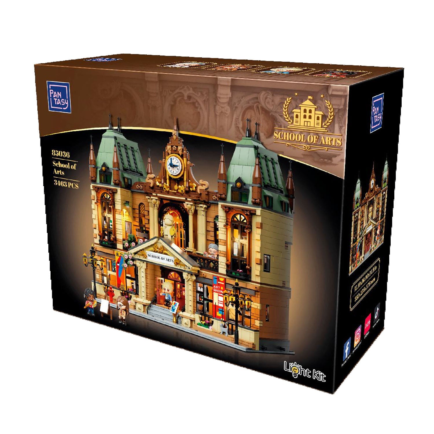 85036 PANTASY set di mattoncini collezione Edifici Modulari: Scuola D'Arte