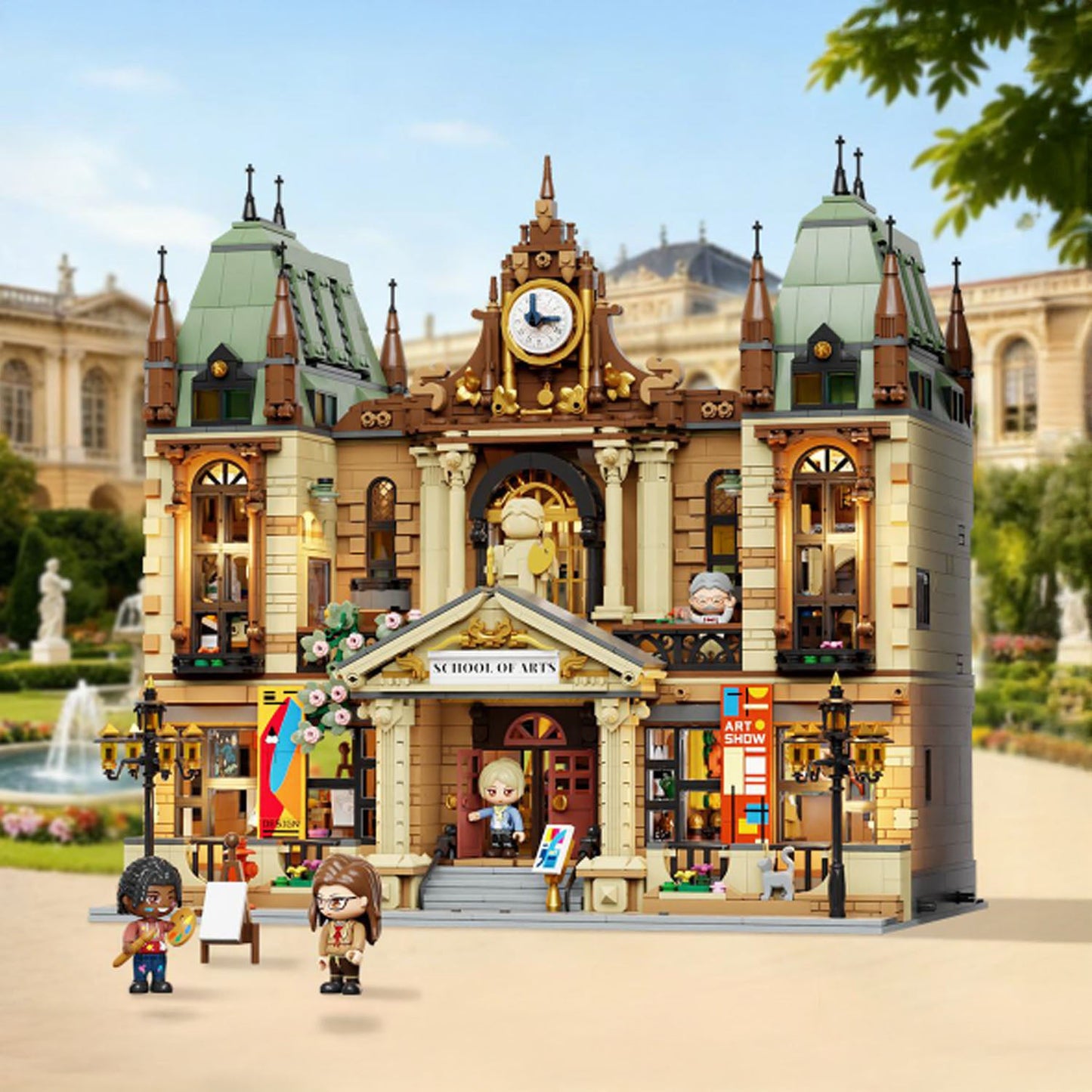 85036 PANTASY set di mattoncini collezione Edifici Modulari: Scuola D'Arte