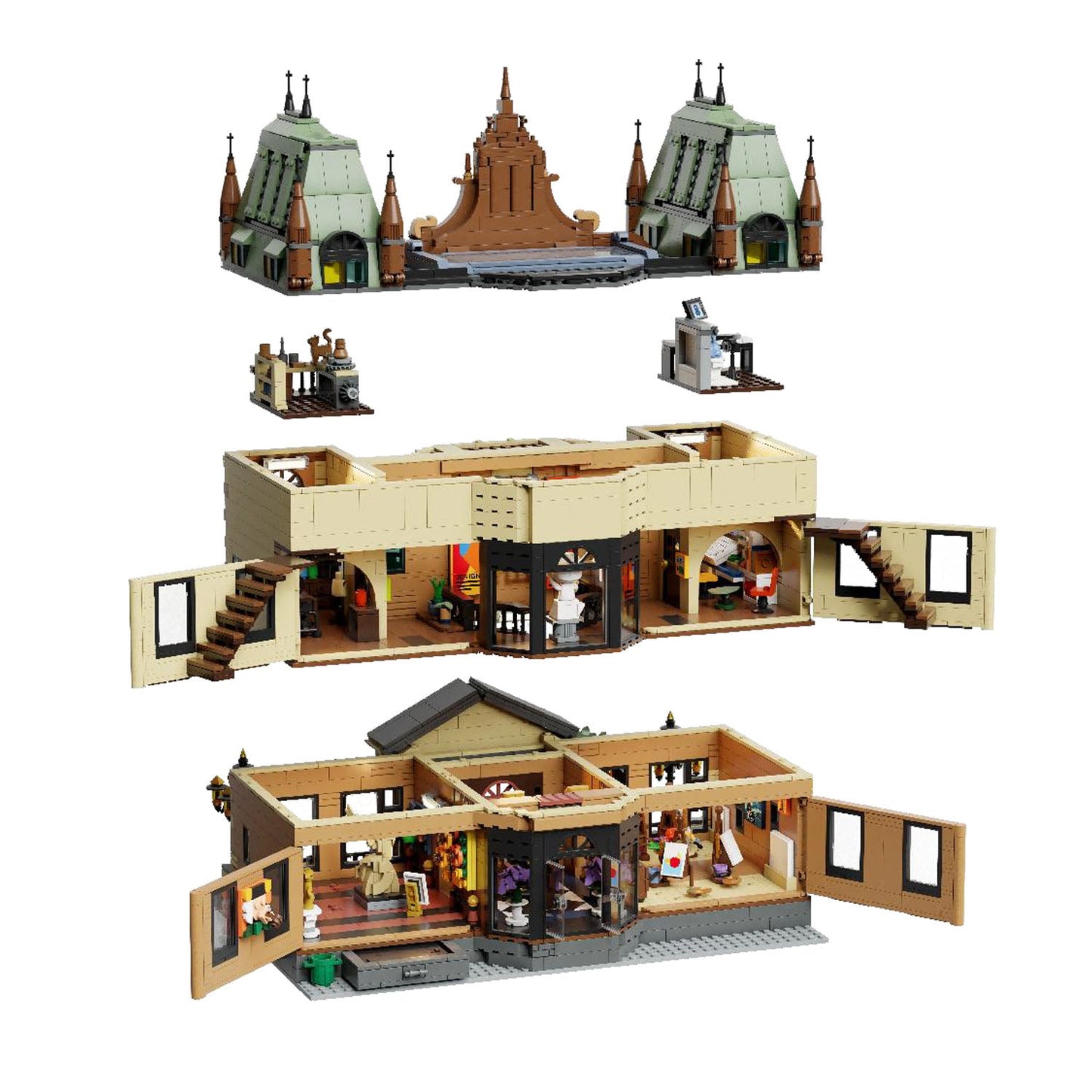 85036 PANTASY set di mattoncini collezione Edifici Modulari: Scuola D'Arte