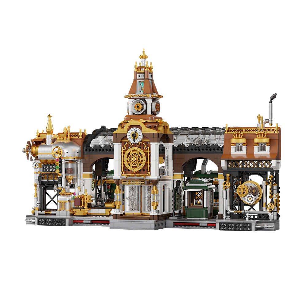 85007 Pantasy SteamPunk : Stazione Treno Steampunk Set Costruzioni da Collezione