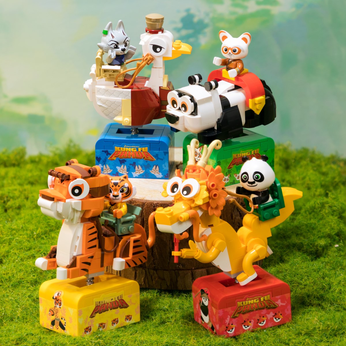 86513 PANTASY set di mattoncini collezione Kung Fu Panda : SHIFU on SkateKart