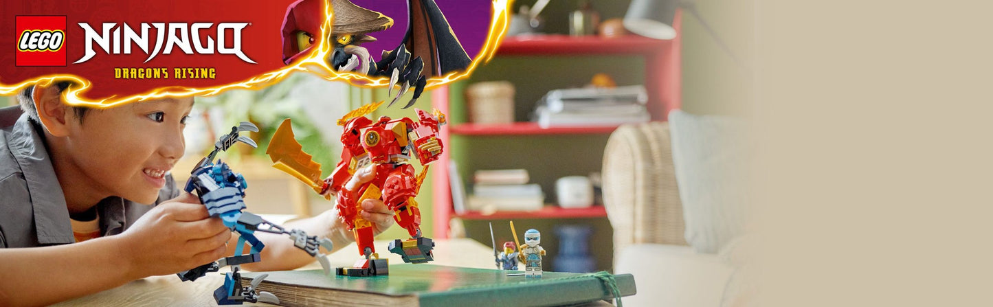 71808 LEGO Ninjago Mech elemento Fuoco di Kai